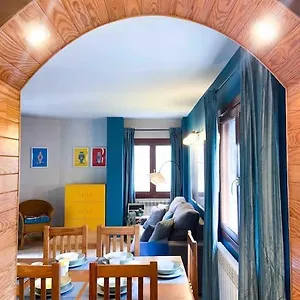 Unico Piso Colorido Y Divertido En Ransol - Increibles Vistas Al Rio Y Naturaleza - Ideal Familias L By Bonesvacances Apartamento